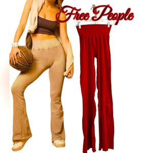 Good karma flare pants Free People